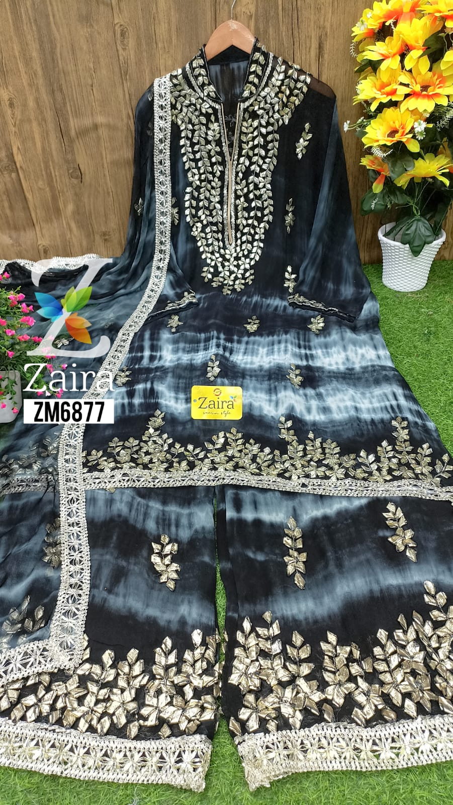 Georgette Gota Work Sharara ZM6877