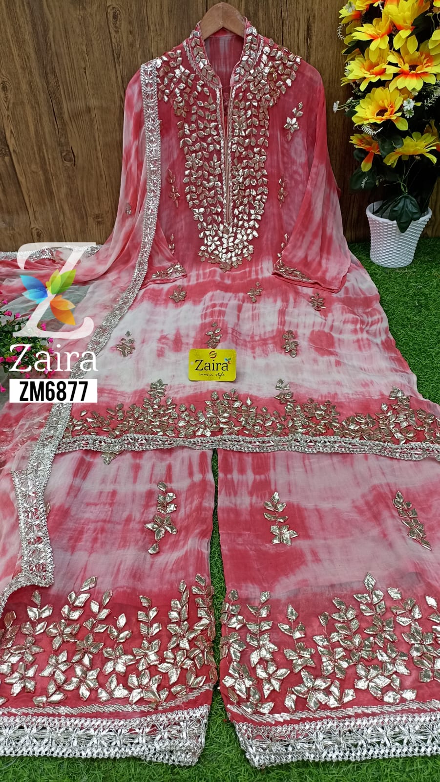 Georgette Gota Work Sharara ZM6877