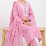 Cotton Designer Embroidery Lace Suit ZM6527