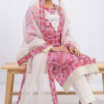 Cotton Designer Embroidery Lace Suit ZM6612