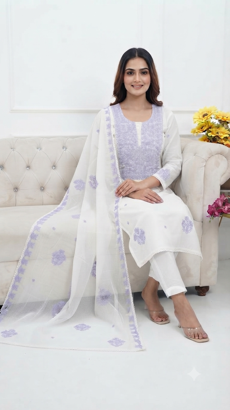 zm7172_1 Pure Cotton Designer Suit CCT7172 - Image 1